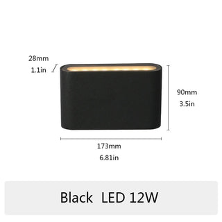 Maben - Flat 6W/12W Up/Down Wall Light