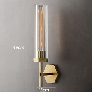Timothy - Luxury Led Wall Scones Crystal Shades Metal Wall Lamp
