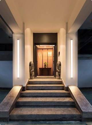 Leonidas - Modern Long Strip LED Outdoor Wall Light