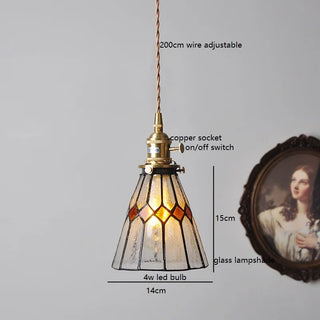 Amora Series - Colorful Glass Pendant LED Hanging Pendant Lights