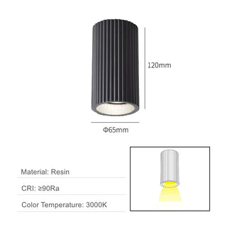 Koska - Modern Nordic Resin LED Ceiling Downlight Anti-Glare