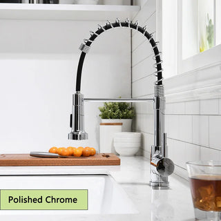 Barb - Pull Down Swivel Spout Kitchen Tap Hot/Cold Water