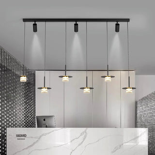 Borama - Modern Industrial Multi Head Black Hanging Pendant Ceiling Light