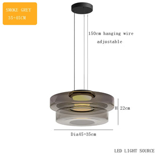 Halley - Modern Levels Series Island Glass Pendant Light