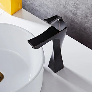 Melony - Twisted Bathroom Single Handle Basin Tap