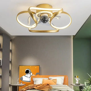 Diandra - Modern 5 Blade Ceiling Fan Light
