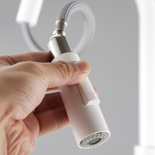 Teresia - Kitchen Brushed Gold Pull Out Modern Single Handle Mixer Tap