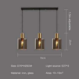 Julimar - Modern LED Glass Pendant Light