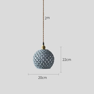 Lowrys - Patterned Ceramic Hanging Pendant Ceiling Light