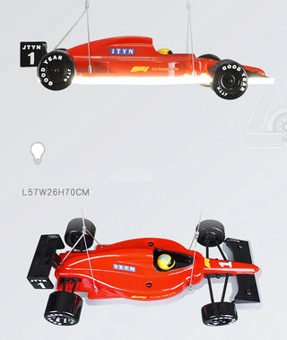 Niklas - Boys Ceiling Light Hanging Racing Car