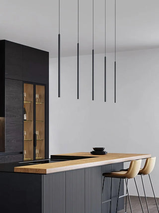 Felipe - Black Hanging Multi Long Tube Combination Ceiling Light