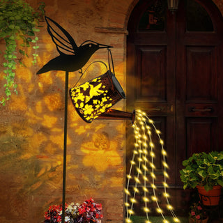 Teresita - Hummingbird Hanging  Solar Fairy Waterproof LED Lamp