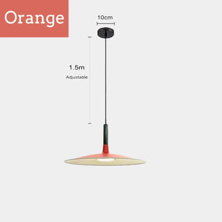 Fiadh - Modern Round Flat Dish Hanging Pendant Ceiling Light