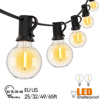 Stasia - Shatterproof G40 Lights Waterproof Garland Outdoor Decor