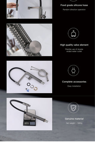 Hellen - Pull Out Single Handle Mixer Sink Tap