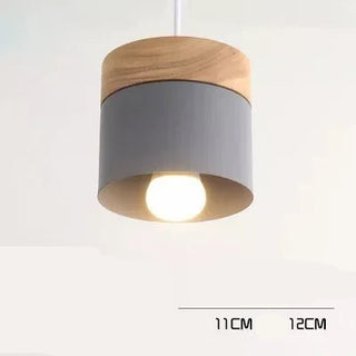 Cynara  - Nordic Wood Round Pendant Hanging Ceiling Light