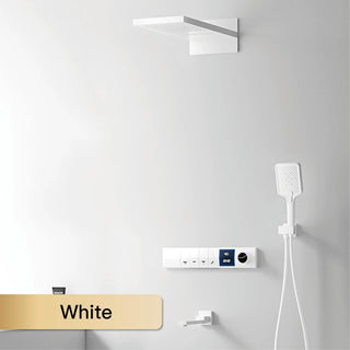 Medea - Brass LED Digital Shower System with Handheld Shower