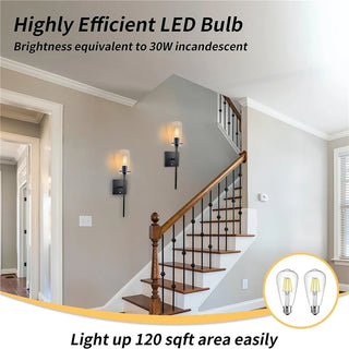 Kennedy - Modern Battery Powered LED Wall Light