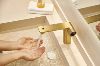 Timoteo - Single Lever Brass Sink Mixer Decked Hot and Cold  Basin Faucet