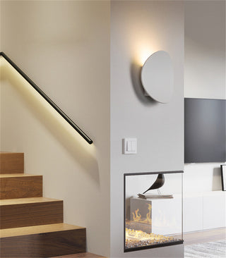 Corina - Modern Aluminum White And Black Brushed Gold Interior Wall Lights