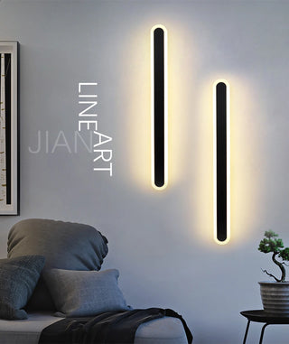 Emlen  - Rounded Rectangle Long Wall Light Bar
