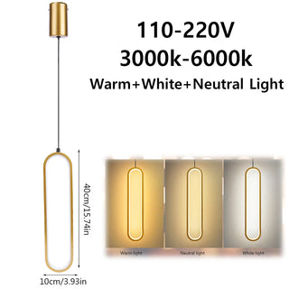 Sandra - Round Modern Hanging Pendant Light