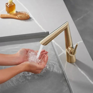 Costas - Angled Modern Single Lever Basin Tap