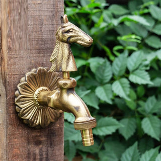 Elnora - Garden Faucet Antique Brass Animal Cold Water Fauce