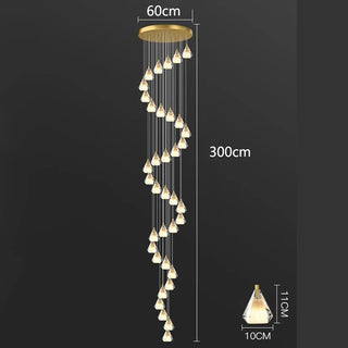 Martina - Crystal Pendant Hanging Chandelier