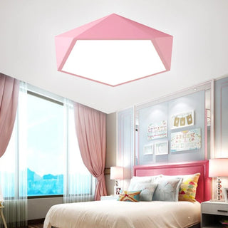 Colonia - Modern Pentagonal Flush Mount Ceiling Light