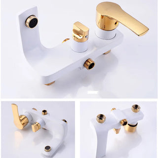 Sandrine - Modern Brass Bathroom Shower Set with Rainfall Shower Head and Hand Shower