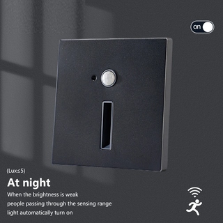 Orson - Motion Detect Wall Sconce Lamp Automatic Recessed Footlights