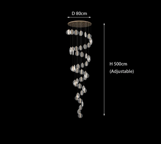 Elena - Hanging Ceiling Pendant Chandelier