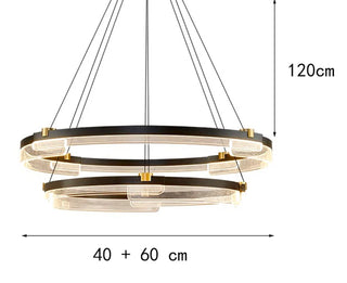 Serena - Modern Hanging Round LED Ceiling Chandelier