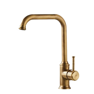 Cris - Antique Bronze Single Handle Crane Mixer Kitchen Tap