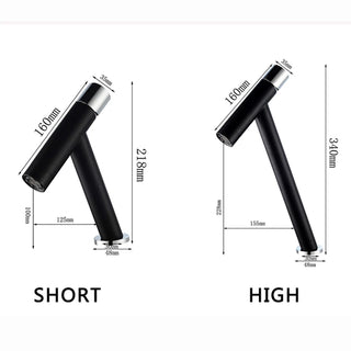 Nicol - Modern Basin Hot/Cold Slanted Basin Mixer Tap