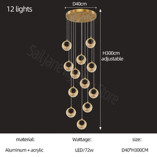 Isidora - Hanging Ceiling Pendant Chandelier