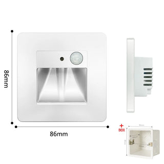 Blaise - Smart Recessed Sensor Modern Wall Stair Aisle Light