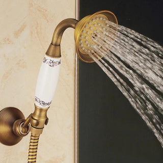 Calley - Vintage Bathtub Mixer Tap Set with Handheld Shower