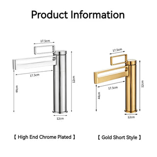 Margrett - Single Lever Modern Mixer Basin Tap