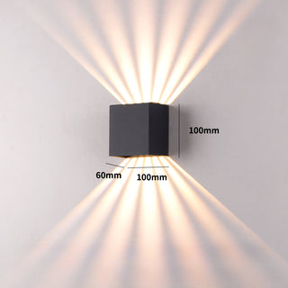 Cicilie - Waterproof Exterior Square Wall Light