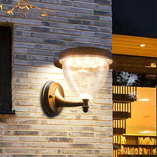 Romnie - Solar Panel Wall Sconce Outdoor  LED Wall  Lamp