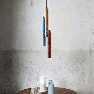 Dundee - Minimalist Industrial Style LED Waterstone Long Droplight Pendant Light