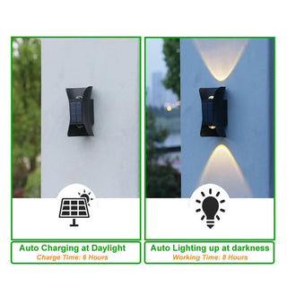 Kenrik - IP65 Solar Powered Up/Down LED Outdoor Wall Light