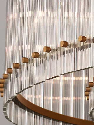 Narobi - Luxury Statement 2 Layer Crystal Glass Hanging Chandelier