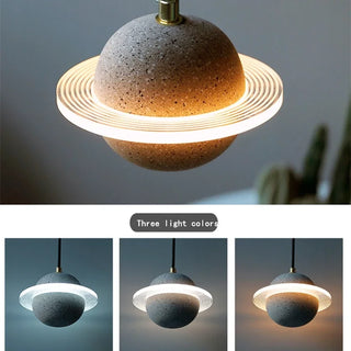 Constantine - Modern Planet Style LED Round Hanging Pendant Ceiling Light