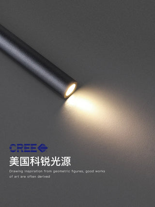 Felipe - Black Hanging Multi Long Tube Combination Ceiling Light