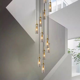 Rome - Cracked Glass Pendant Ceiling Chandelier