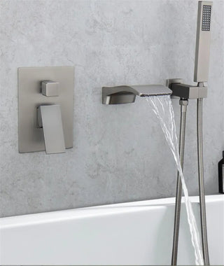 Damario - Modern Waterfall Bathtub Tap Set with Shower