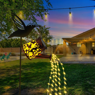 Teresita - Hummingbird Hanging  Solar Fairy Waterproof LED Lamp